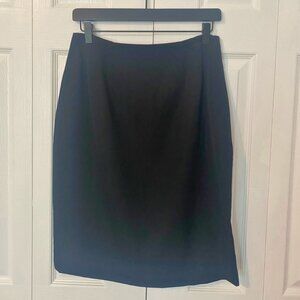 Valerie Stevens Classic Black Pencil Skirt